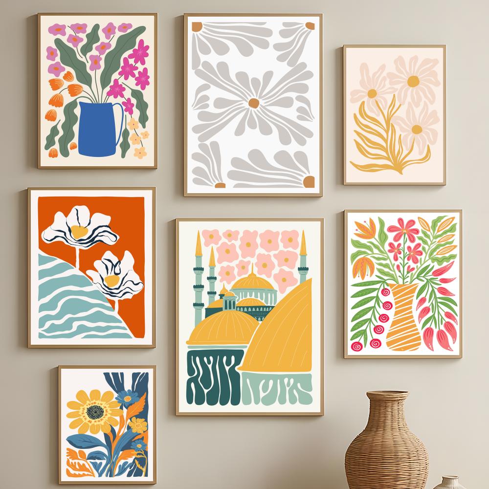 Resin Art Easy - Art Animals Flowers Modern Simple Poster