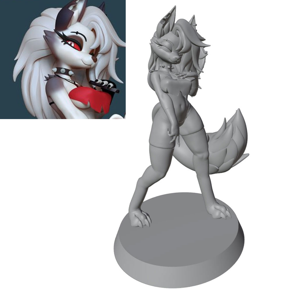 Resin Art Anime - 1/24=75mm-1/10=175mm Anime Character Statue GK Miniature