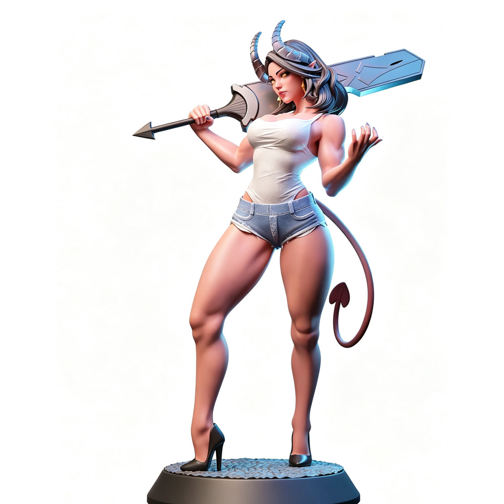 Resin Art Anime - 1/24 75mm Anime Character Statue GK