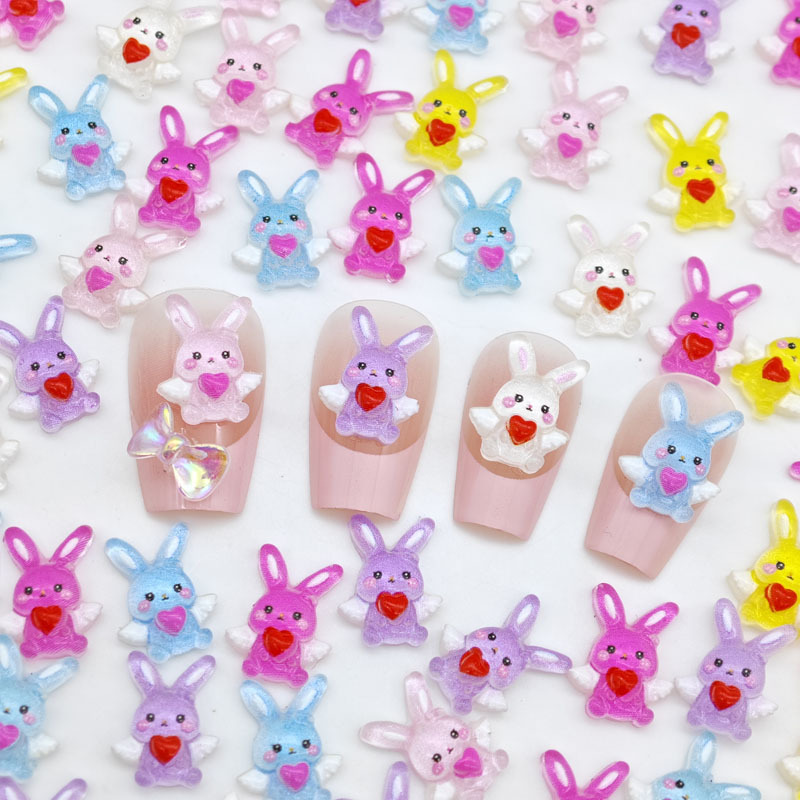 Resin Art Anime - New cute Angel Love cartoon rabbit