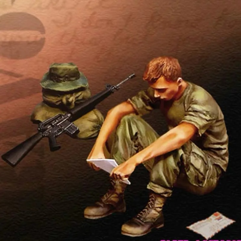 Resin Art Alphabet - 1/35 Scale Resin Figures Model Kits