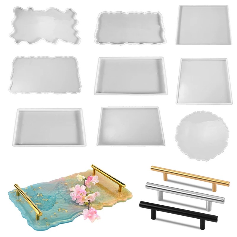 Resin Art Supplies - Tray Epoxy Resin Silicone Mold DIY