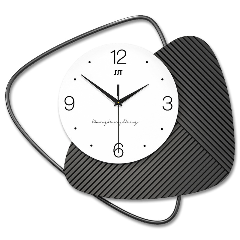 Resin Art Wall Clock - Modern wall clock high-end living room