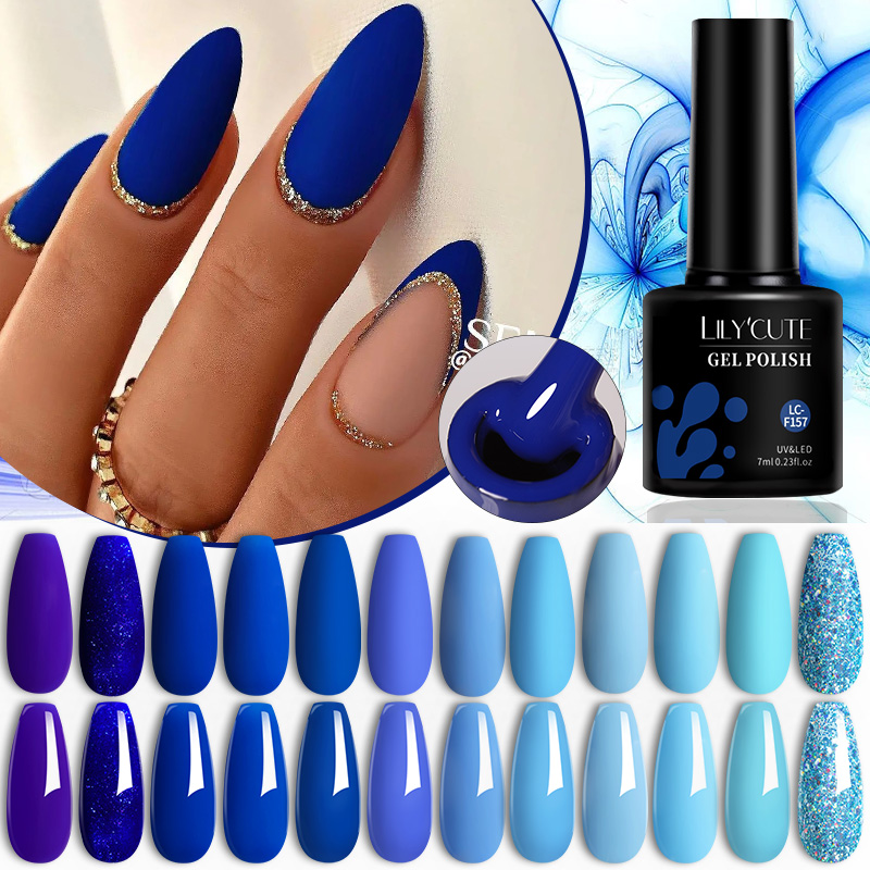 LILYCUTE 7ML Matte Blue Color  - Resin Art Varnish review and price