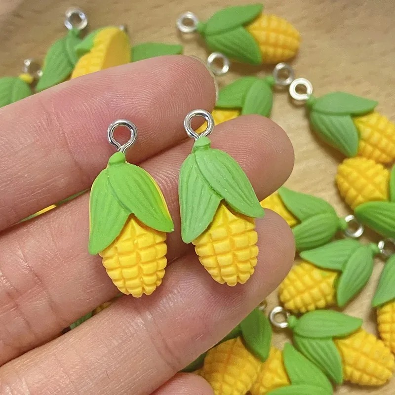 20Pcs Funny Mini Corn Vegetabl - Resin Art Pendant review and price