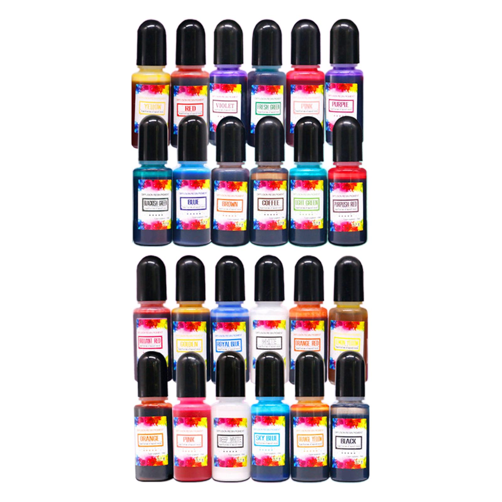 24Pcs Alcohol Inks Epoxy Resin - Resin Pigment Alcohol Ink review and price