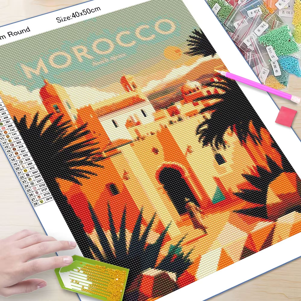 Diamond Painting By Numbers DI - Resin Art Beach review and price