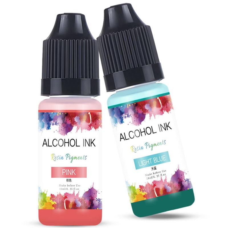 10ml/Bottle 22Colors Alcohol I - Resin Pigment Alcohol Ink review and price