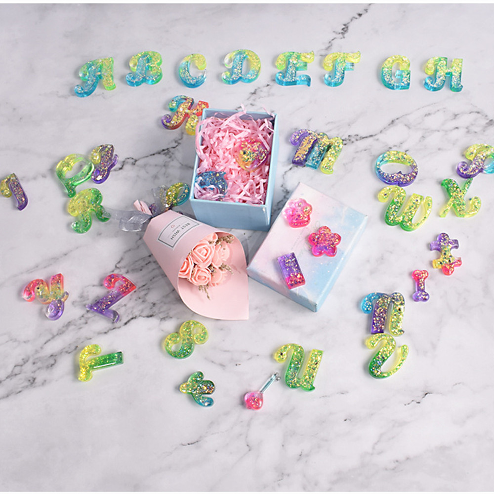 Alphabet Epoxy Resin Silicone  - Resin Art Alphabet review and price