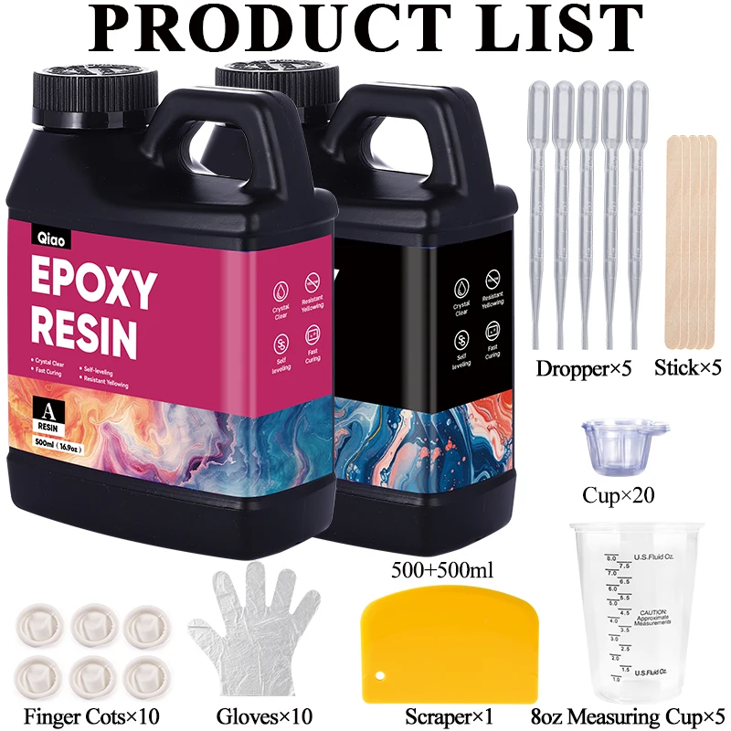 500ml 1000ml Easy Mixing Epoxy - Resin Art Easy review and price