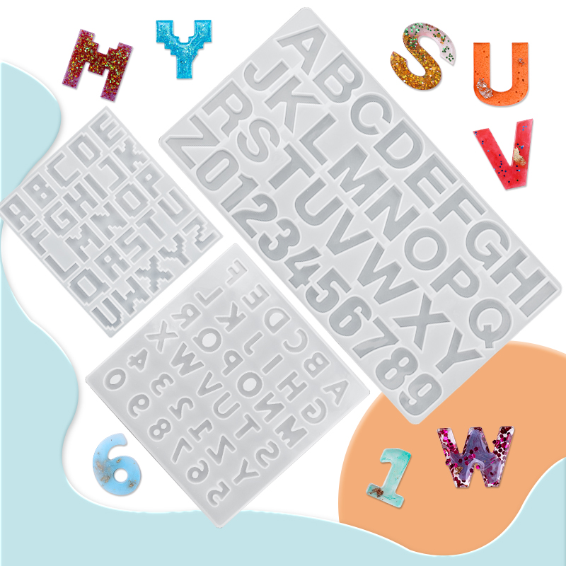 Alphabet Epoxy Resin Mold Kit  - Resin Art Alphabet review and price