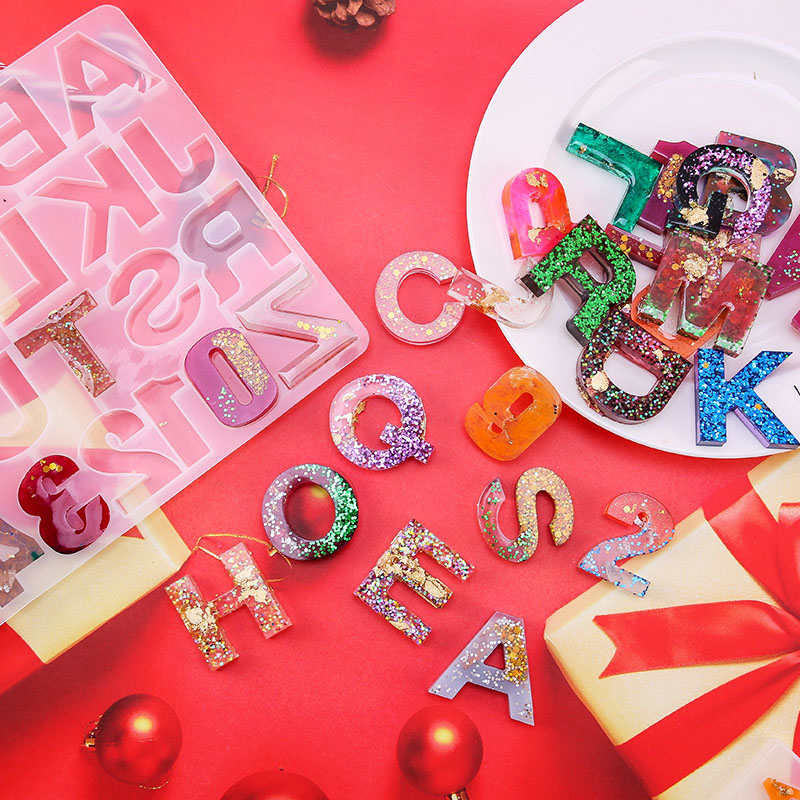 Alphabet Epoxy Resin Mold Kit  - Resin Art Alphabet review and price