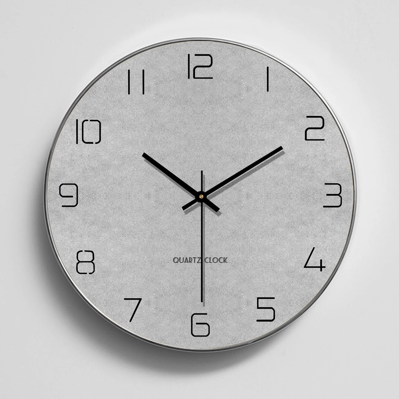 Grey Round Wall Clock Modern D - Resin Art Wall Clock review and price