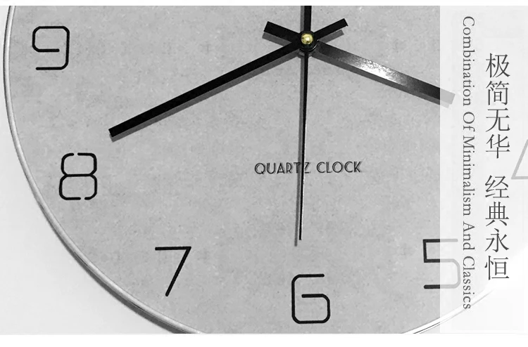 Grey Round Wall Clock Modern D - Resin Art Wall Clock review and price