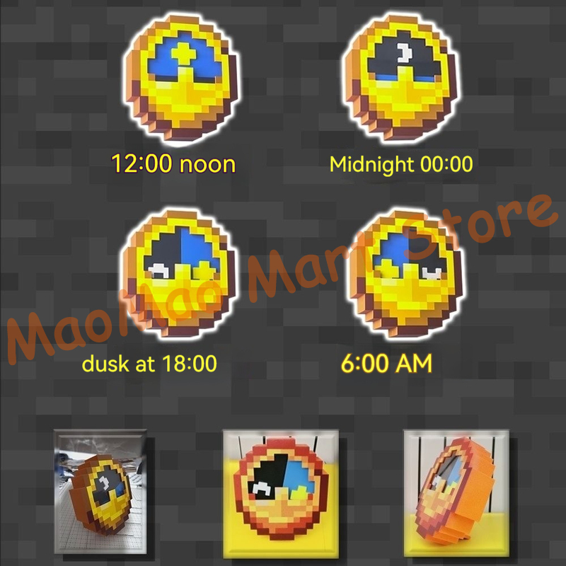 Chic Retro Pixel Art Style Sun - Resin Art Wall Clock review and price