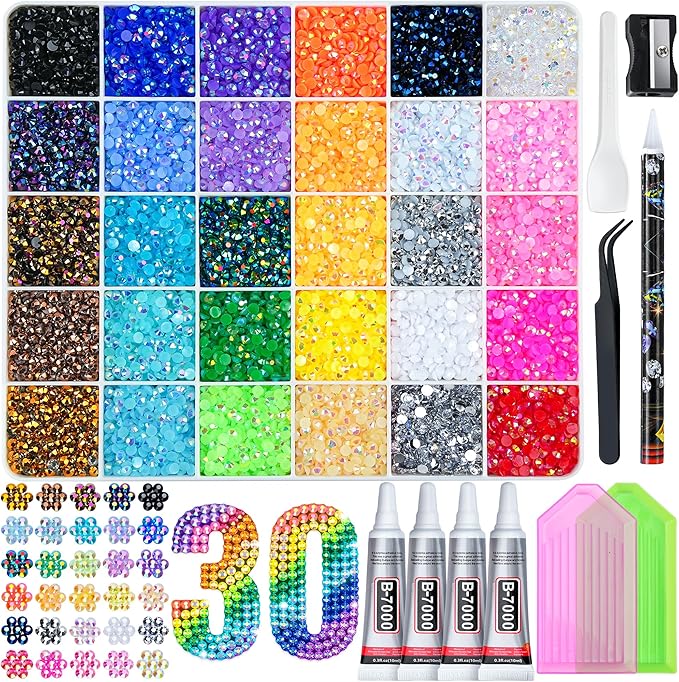 Resin Jelly Rhinestones Kit, 3 - Resin Art All review and price