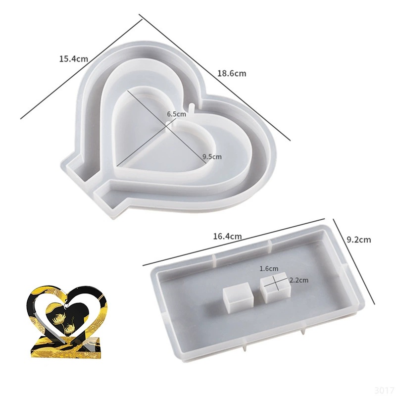 Letter Mm Epoxy Resin Silicone - Resin Art Alphabet review and price