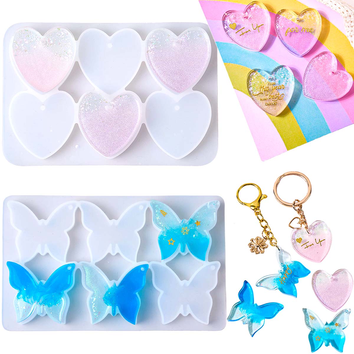 Six-hole with Holes Earring Si - Resin Art Supplies review and price