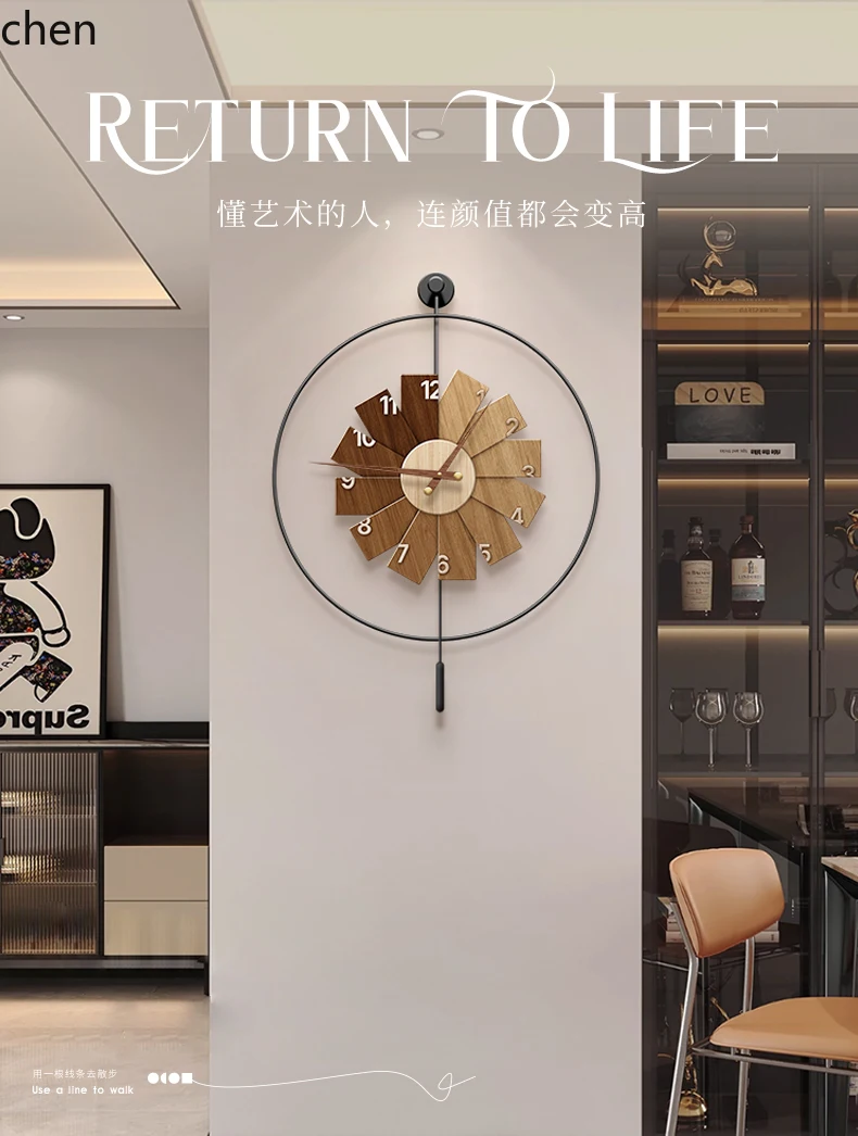 L15- Modern Minimalist Clock R - Resin Art Wall Clock review and price