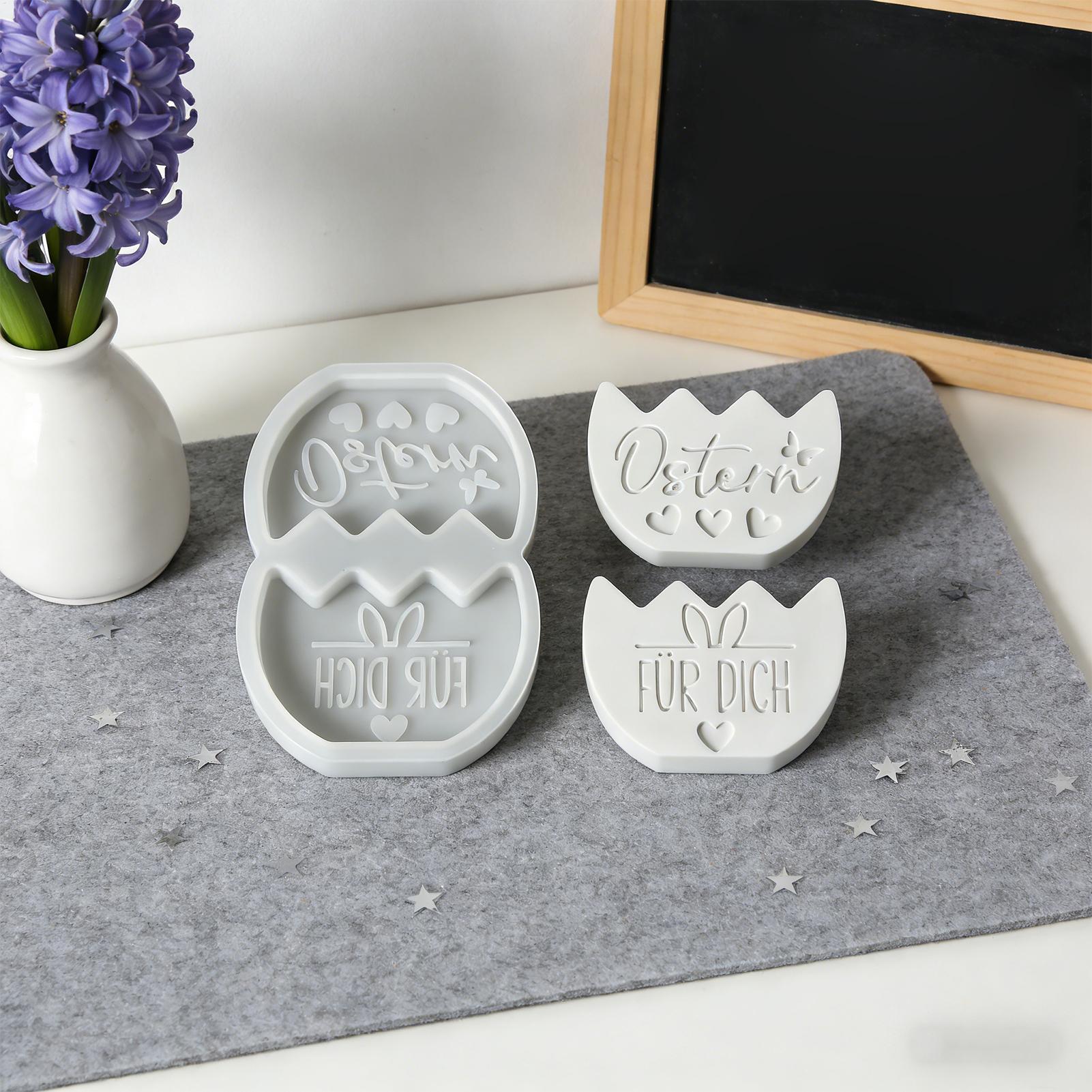 Silicone Easter Egg Molds Bunn - Resin Art Easy review and price