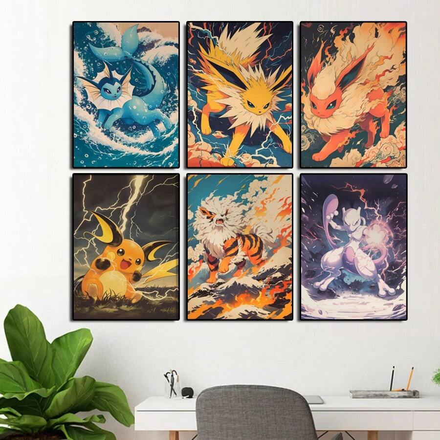 Anime Pokemon Raichu Mewtwo Fl - Resin Art Anime review and price