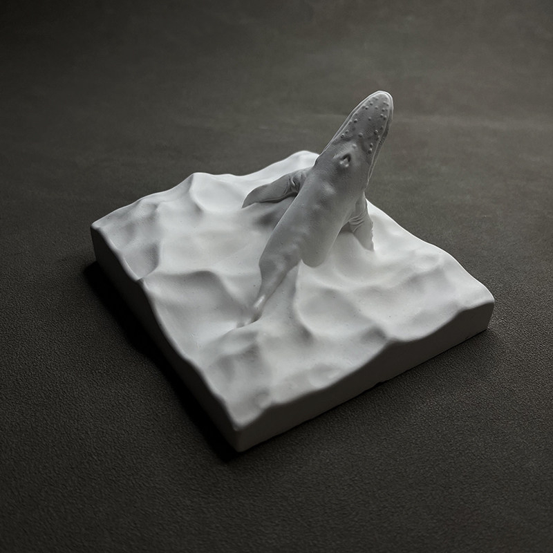 Humpback Whale Statue Plaster  - Resin Art Ocean review and price