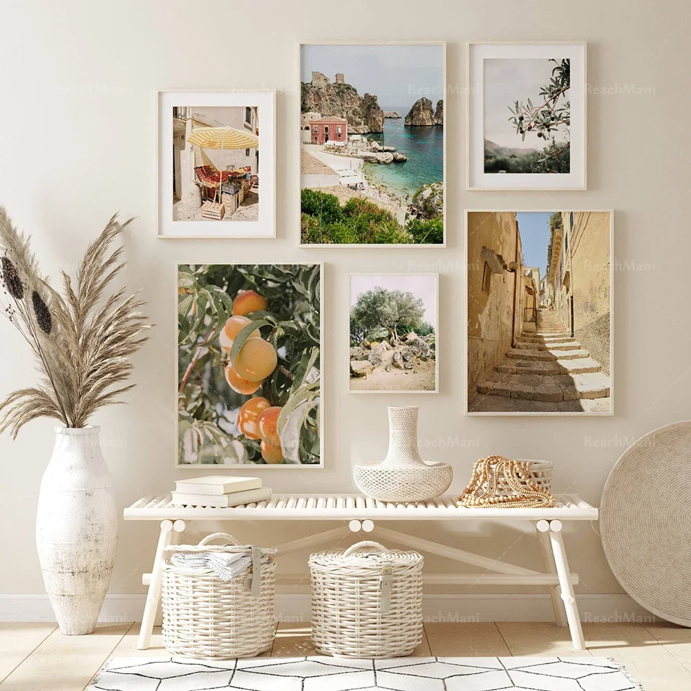 Sicily Print  Italian City  Co - Resin Art Beach review and price
