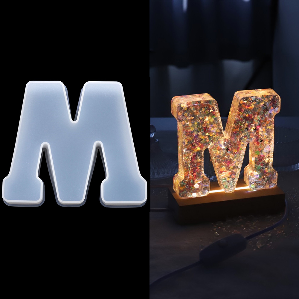 3Sizes A to Z Letter Silicone  - Resin Art Alphabet review and price