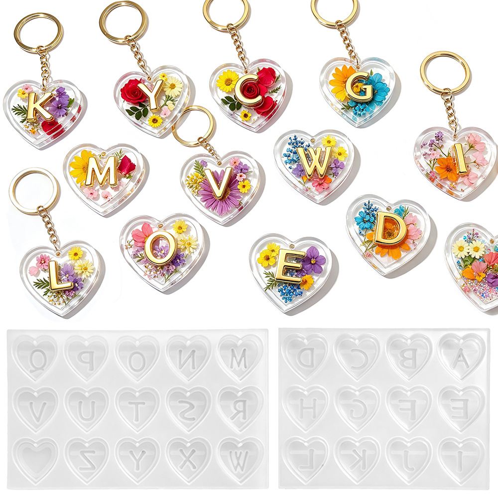 Complete 26 Letters & Heart Si - Resin Art Alphabet review and price