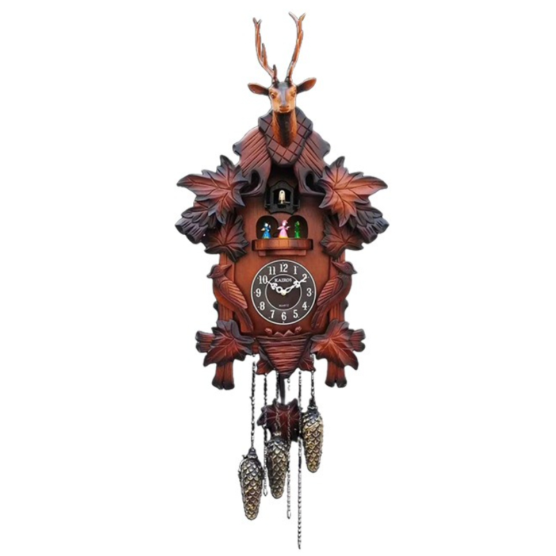Cuckoo Wall Clock Solid Wood C - Resin Art Wall Clock review and price