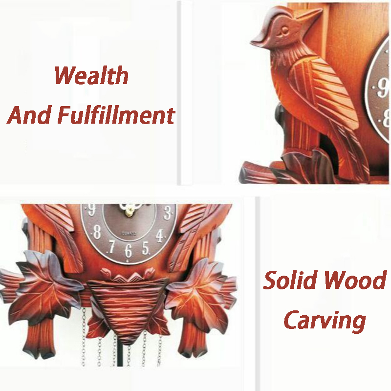 Cuckoo Wall Clock Solid Wood C - Resin Art Wall Clock review and price