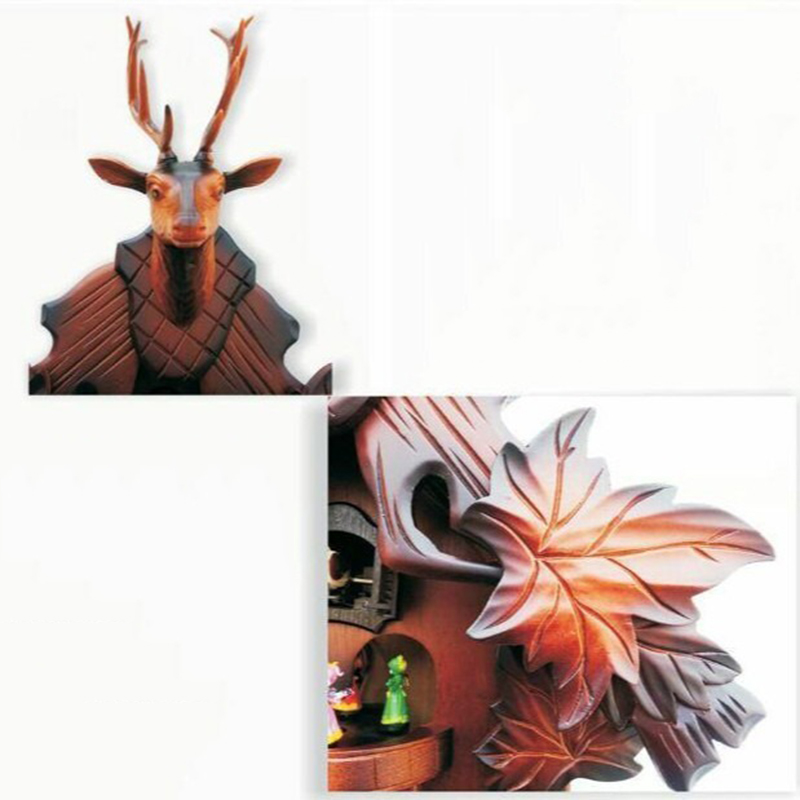 Cuckoo Wall Clock Solid Wood C - Resin Art Wall Clock review and price