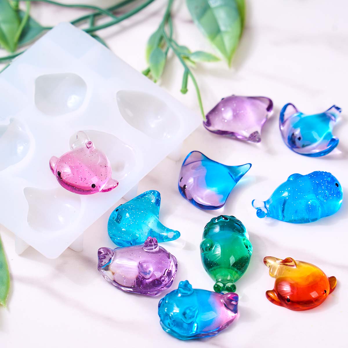 3D Healing Kawaii Manta Ray Wh - Silicone Mold Ocean review and price