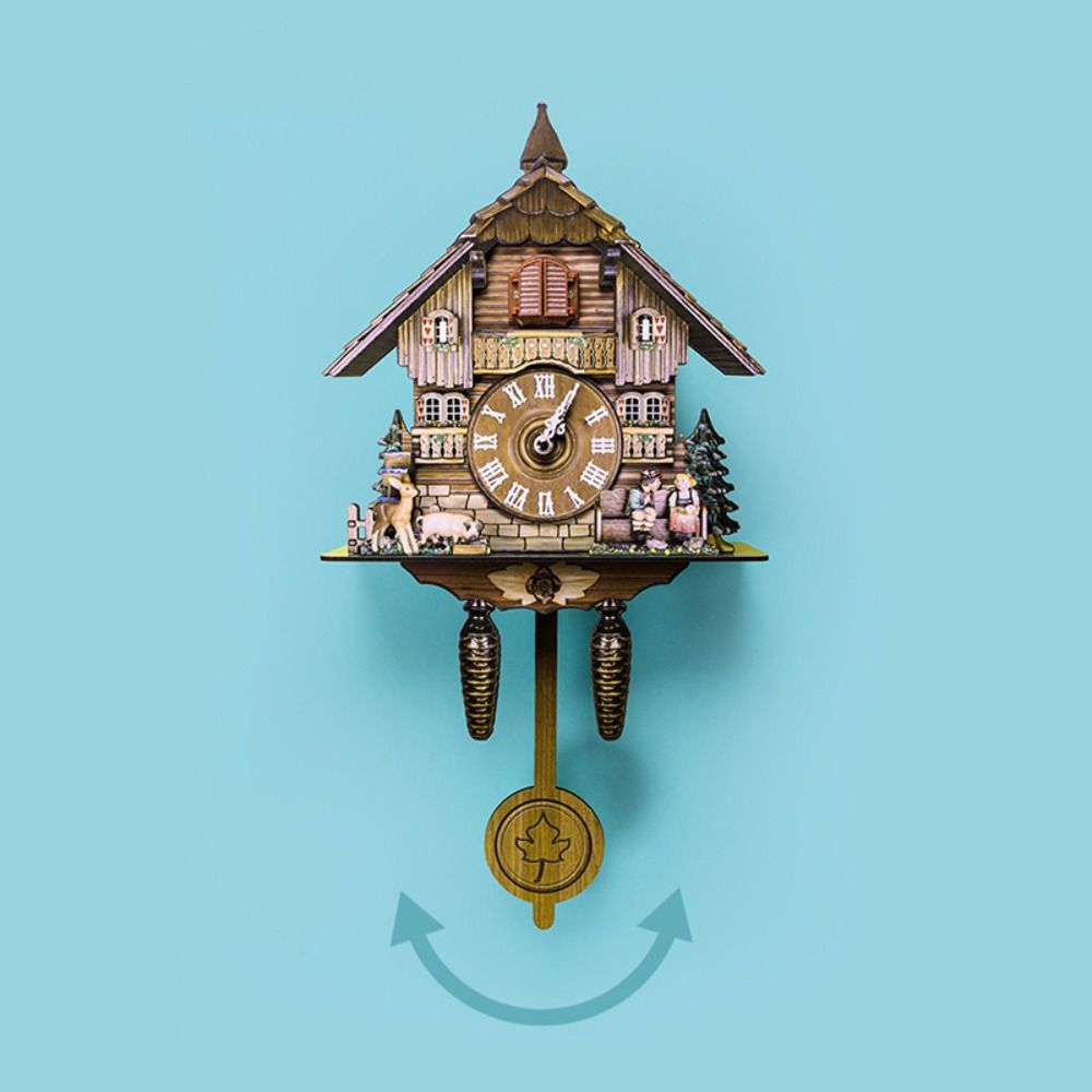 Clock Wall Wooden Wood Pendulu - Resin Art Wall Clock review and price