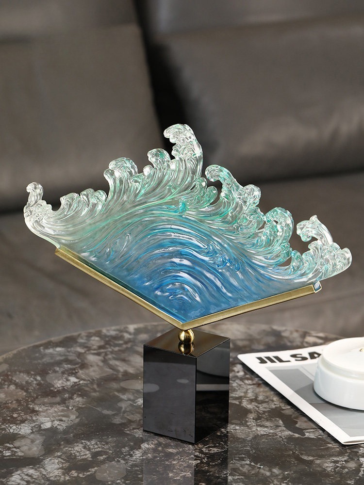 Transparent Gradient Ocean Wav - Resin Art Ocean review and price