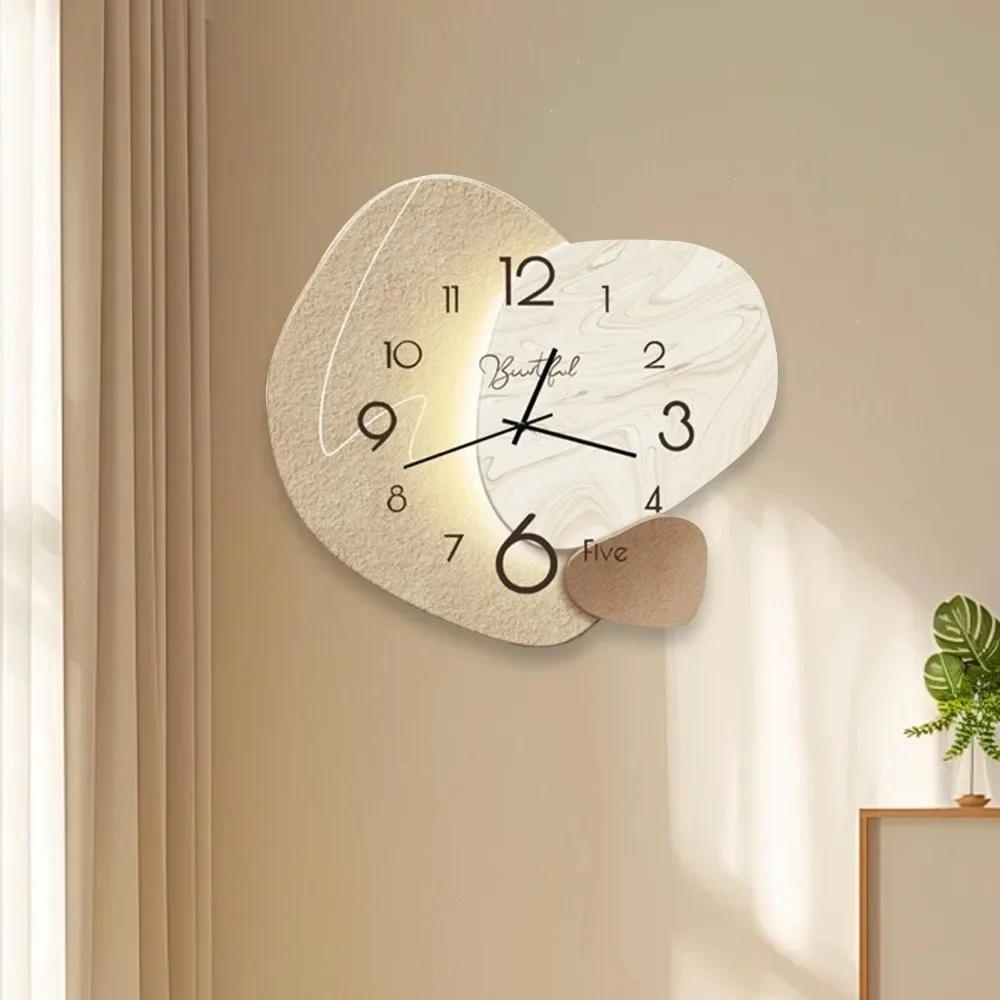 Modern Nordic Wall Painting Li - Resin Art Wall Clock review and price