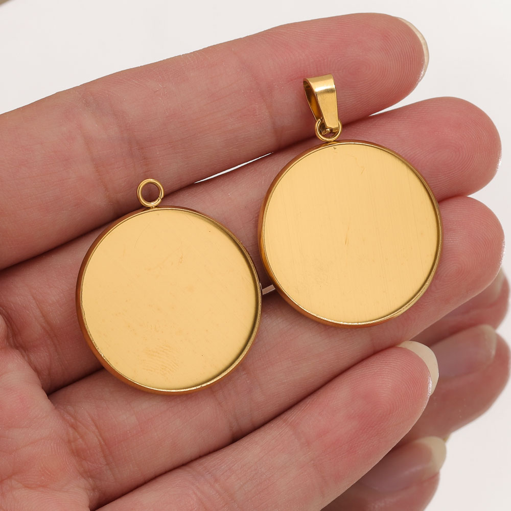 10pcs Stainless Steel Gold Pen - Resin Art Pendant review and price