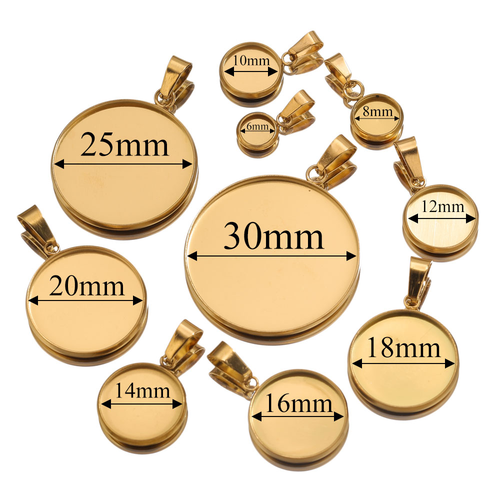 10pcs Stainless Steel Gold Pen - Resin Art Pendant review and price