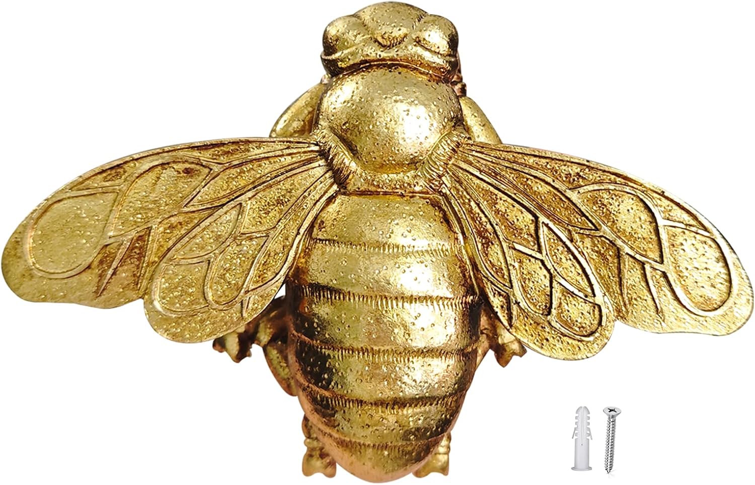 3D Gold Bee Wall Sculpture, Re - Resin Art Easy review and price