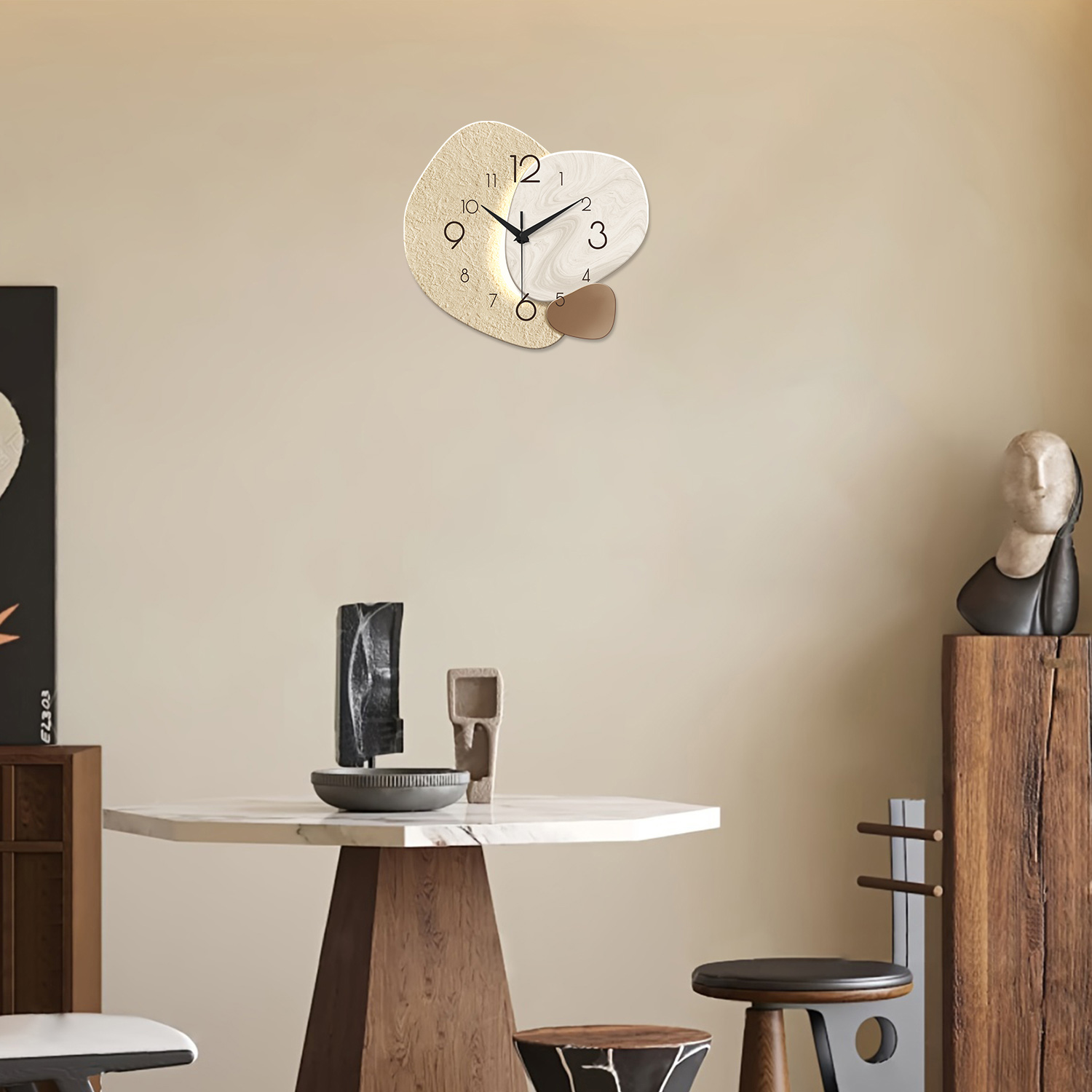 Modern Simple Wall Clock, Sile - Resin Art Wall Clock review and price
