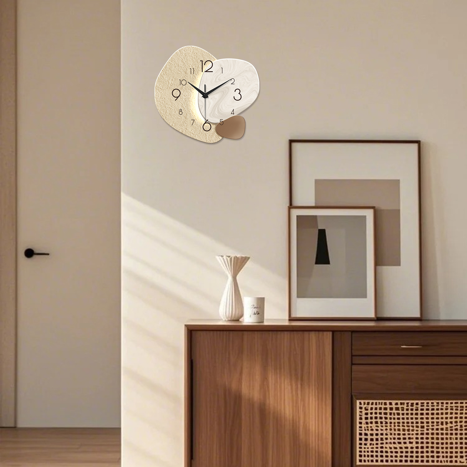 Modern Simple Wall Clock, Sile - Resin Art Wall Clock review and price