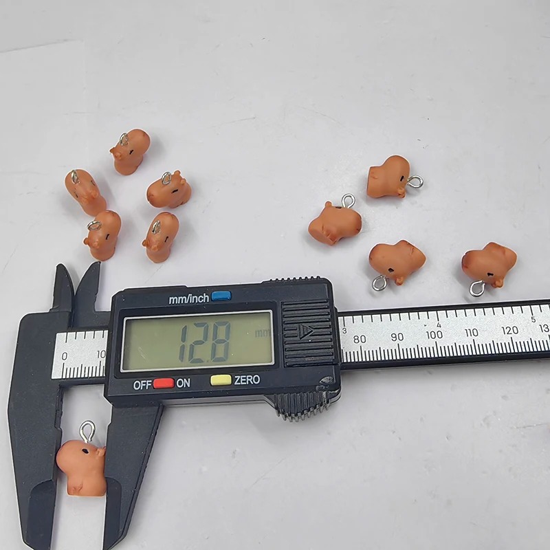 10pcs Cute Small Capybara Char - Resin Art Pendant review and price