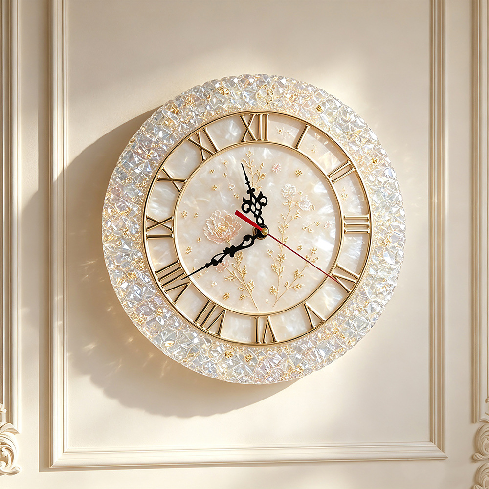 Diamond Faceted Clock Silicone - Resin Art Wall Clock review and price
