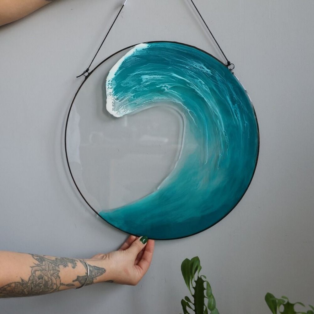 Ocean Scenery Ocean-Wave Wall  - Resin Art Easy review and price
