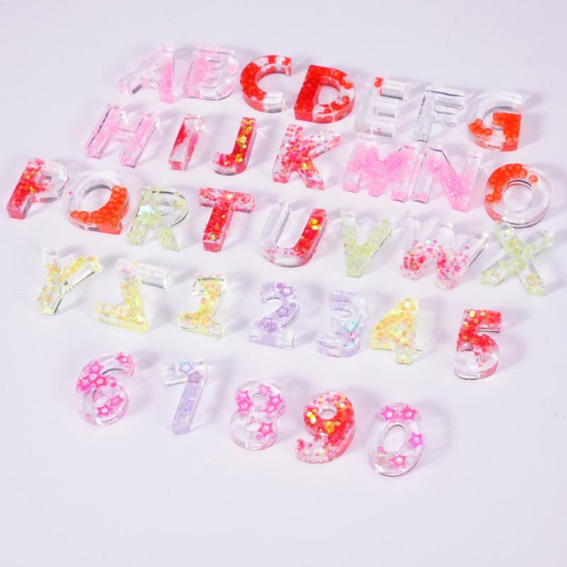 Home DIY Decor 1PC Crystal Epo - Resin Art Alphabet review and price