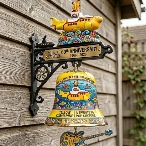 New Resin Yellow Submarine Bea - Resin Art Wall Clock review and price