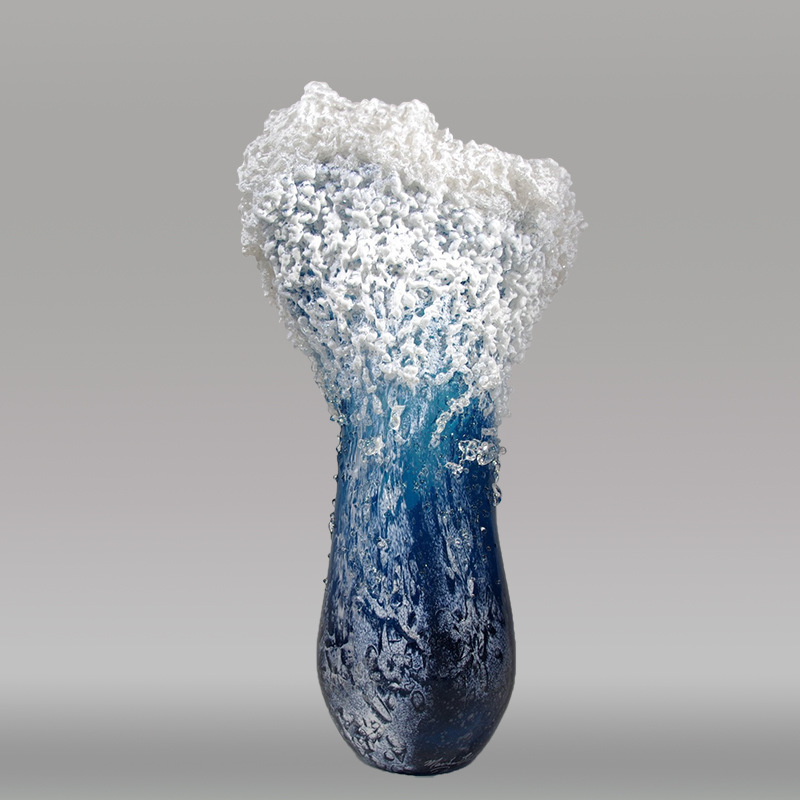 Wave Pattern Resin Vase Craft, - Resin Art Ocean review and price