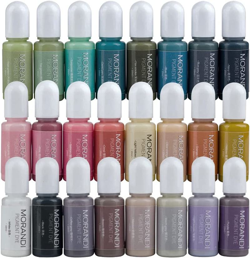24Colors Morandi Opaque Color  - Resin Pigment Alcohol Ink review and price