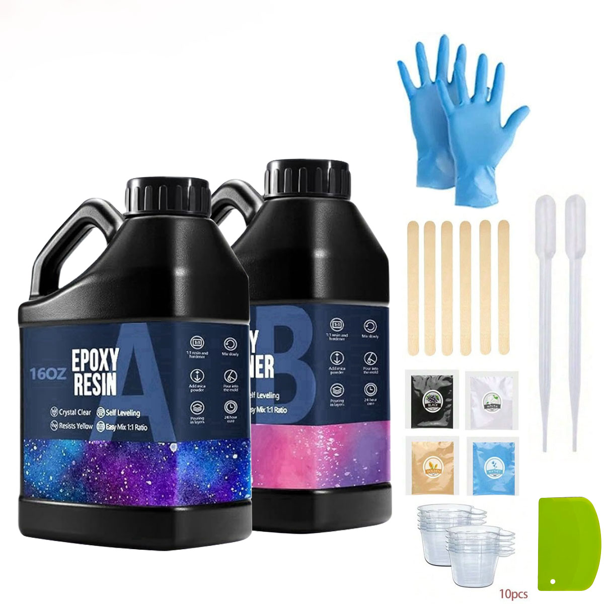 1000ml Crystal Clear Epoxy Res - Resin Art Easy review and price