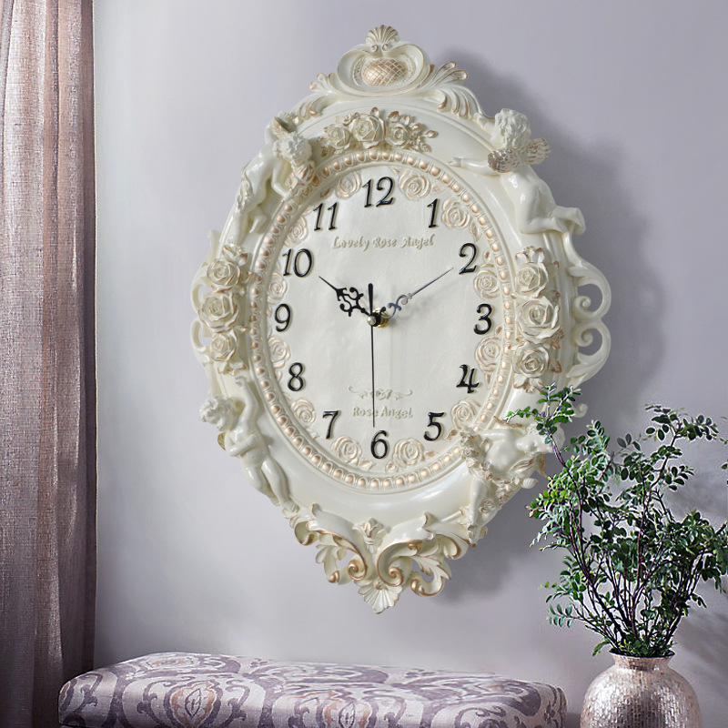 European Angel Wall Clock Livi - Resin Art Wall Clock review and price